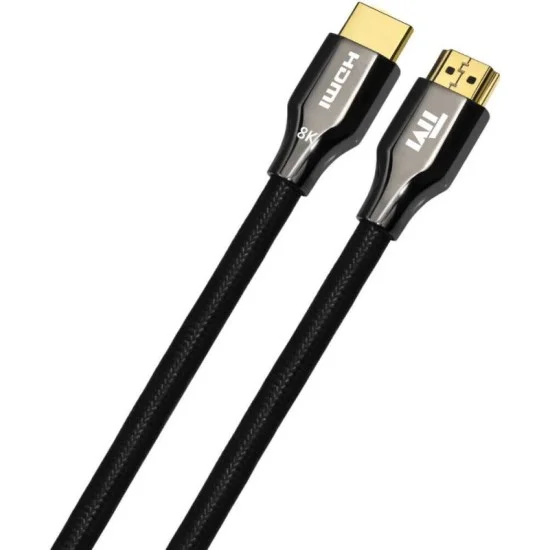 Twisted Minds Zinc Alloy 8k HDMI Cable Braided Custom8K/60Hz, 4K/120Hz/60Hz, Bandwidth 48Gbps - 2 M